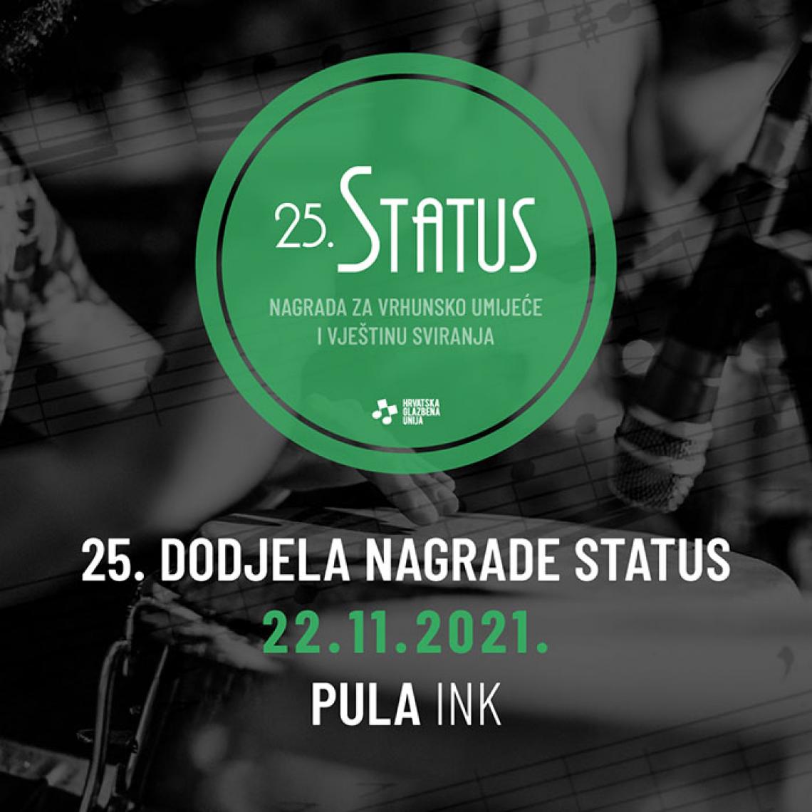 Nagrada Status 2021. - Pula, INK 22.11.2021. u 20h