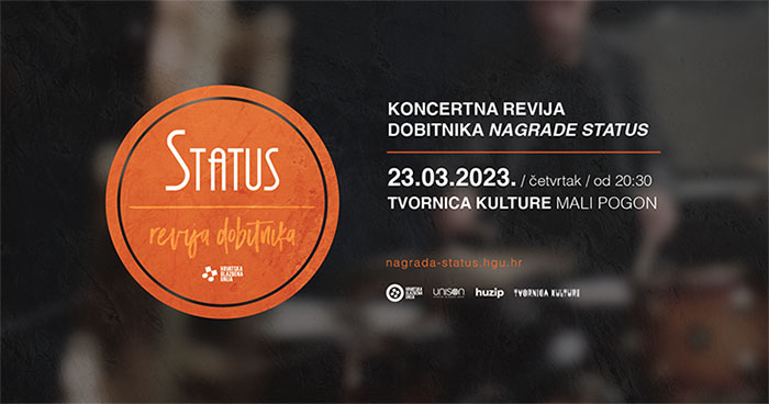Koncertna revija dobitnika Nagrade Status 2022. - Zagreb 23.3.2023.
