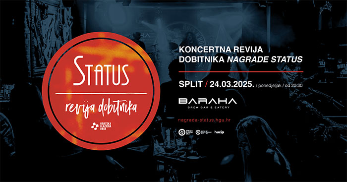 Glazbena elita na jednoj pozornici – koncertna revija dobitnika Nagrade Status 2024.!
