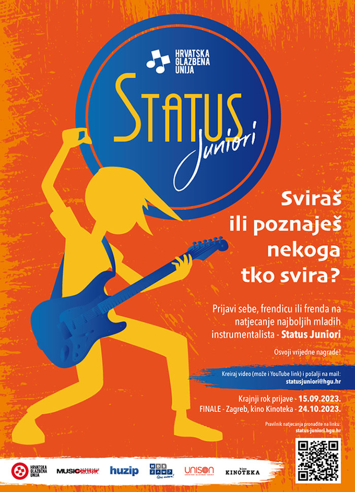 Status Juniori 2023. – nagrada za najboljeg mladog instrumentalista